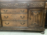 Buffet & China cabinet. Antique/vintage solid wood. A real find! - The Jerusalem Market