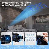 Digital Projection Alarm Clock - The Jerusalem Market