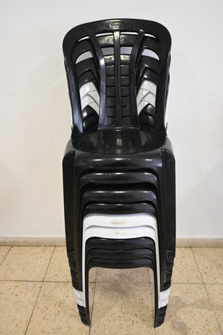 6 Black Keter Chairs - The Jerusalem Market