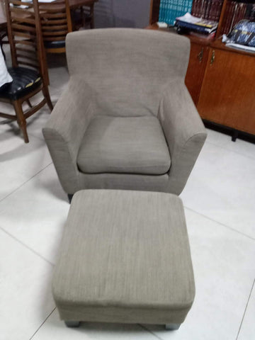 Armchair Couch with Foot Rest - The Jerusalem Market