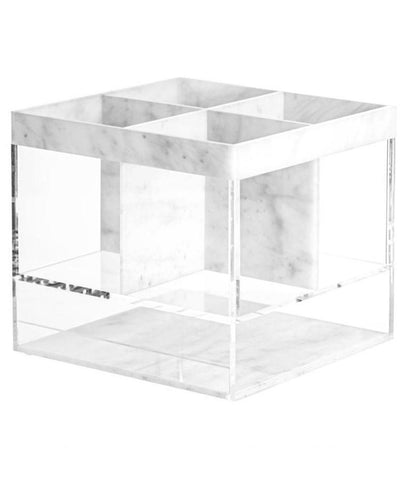 Lucite Silverware Caddy by Waterdale Collection - The Jerusalem Market