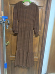 Rust colored patterned maxi dress - The Jerusalem Market
