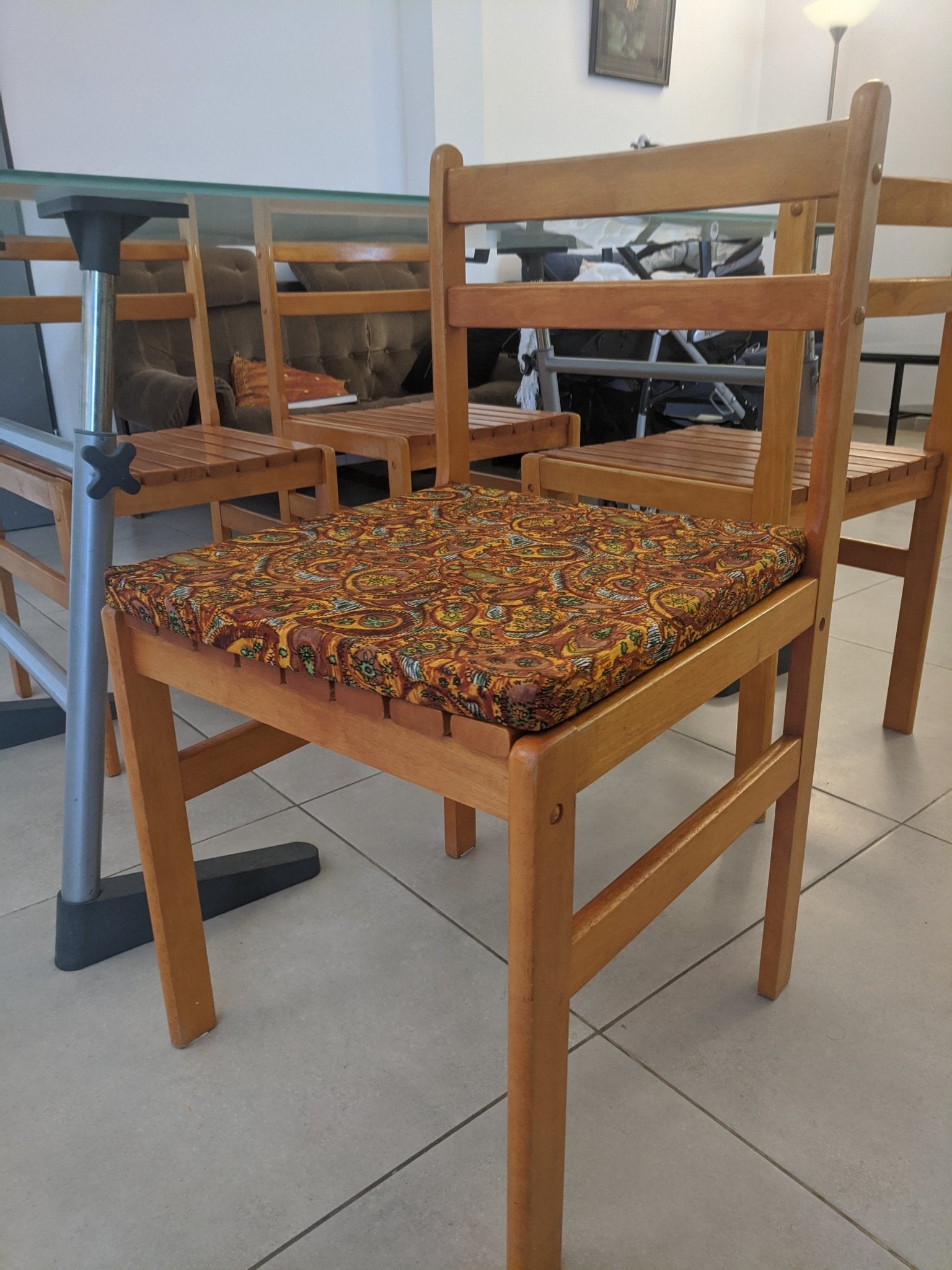 כיסאות עץ מלא chair - The Jerusalem Market