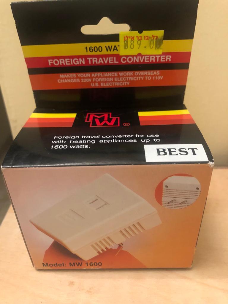 Converter 1600w - The Jerusalem Market