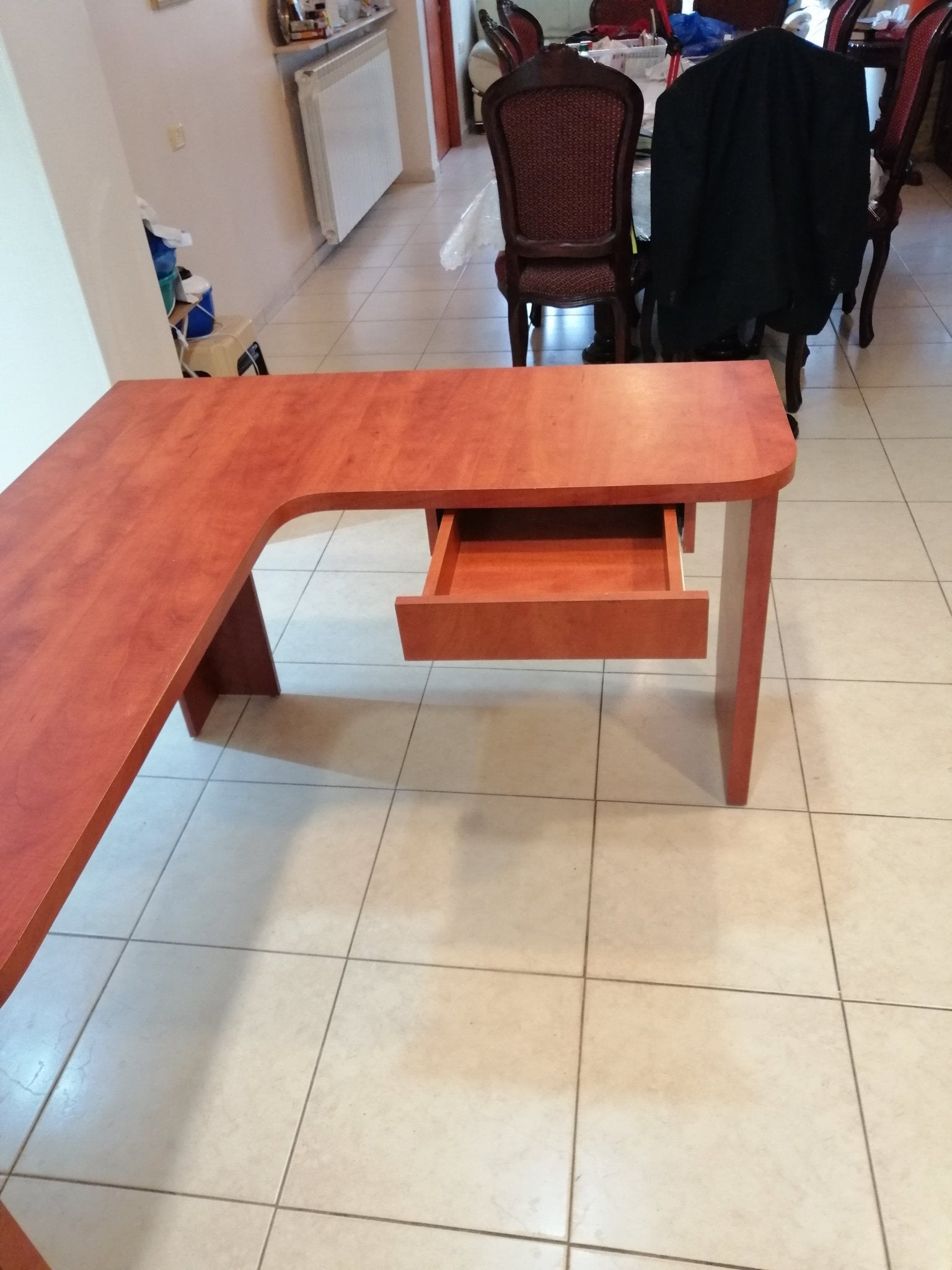 Slender L Shaped Desk - The Jerusalem Market