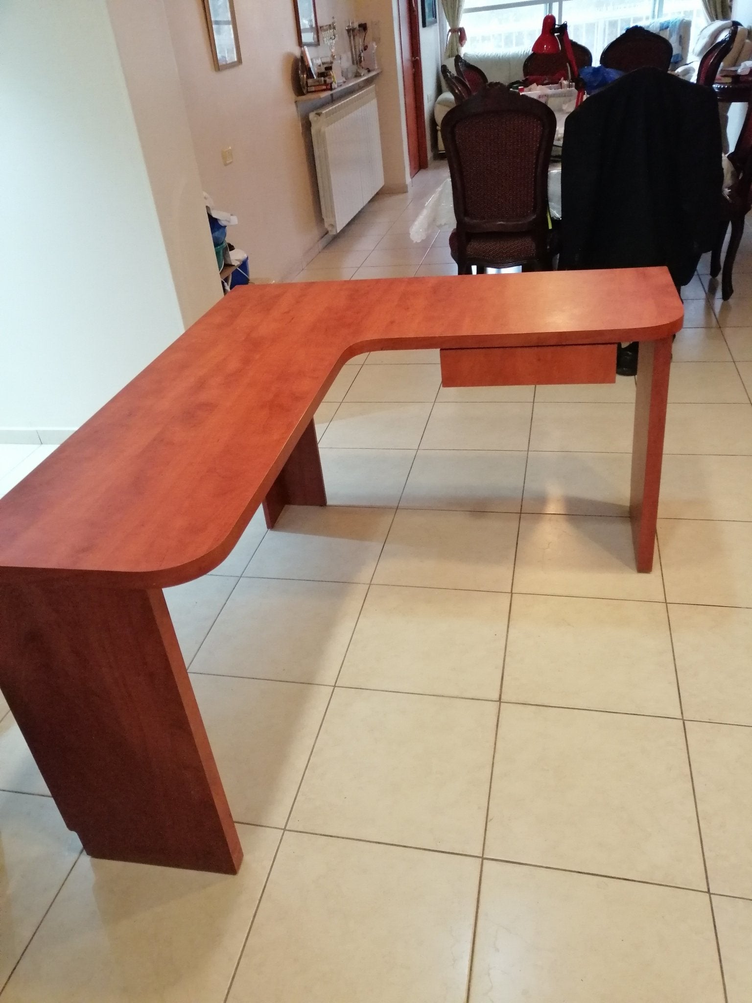 Slender L Shaped Desk - The Jerusalem Market