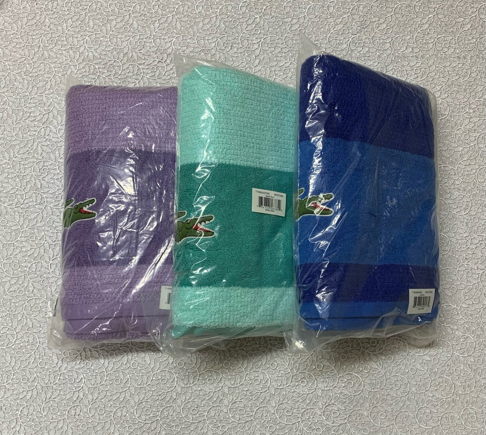 Lacoste Bath Towels - The Jerusalem Market
