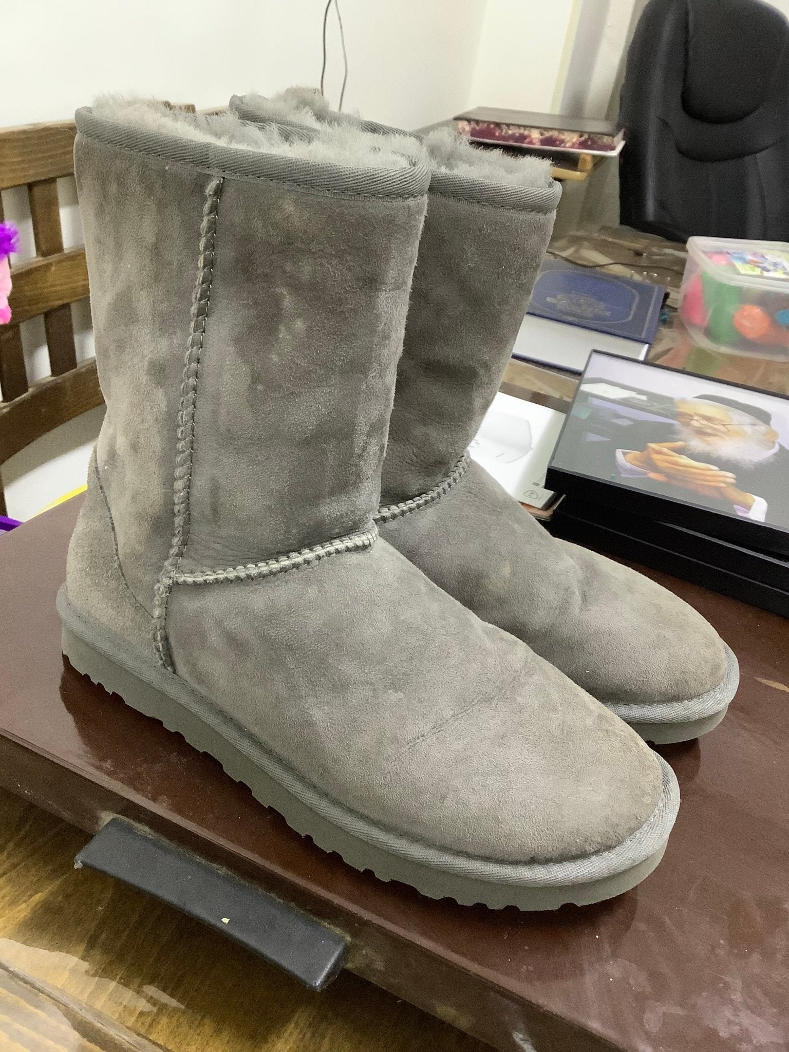 Grey Short Uggs - The Jerusalem Market