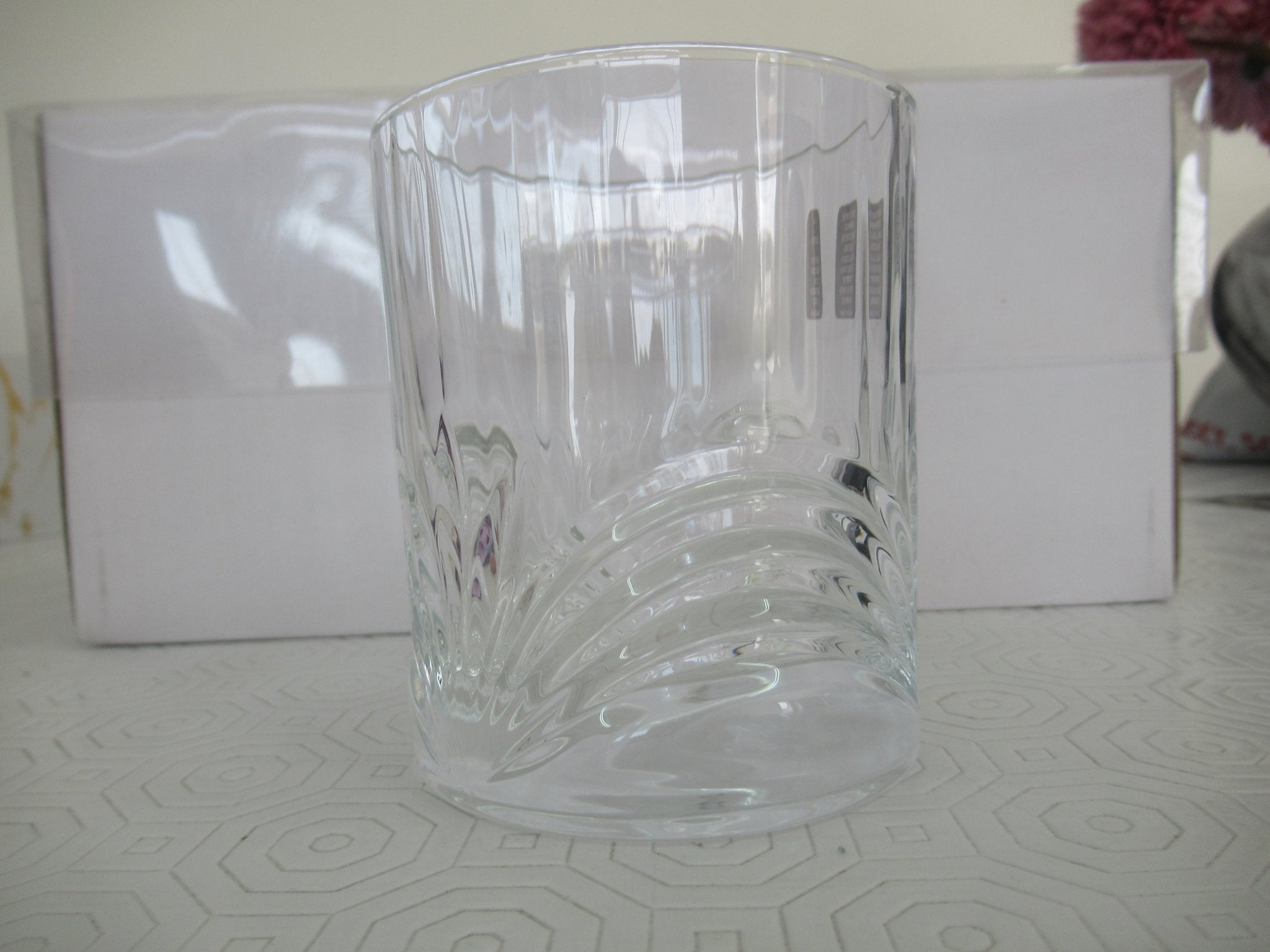 Glass shabbos cups/whiskey tumblers - The Jerusalem Market
