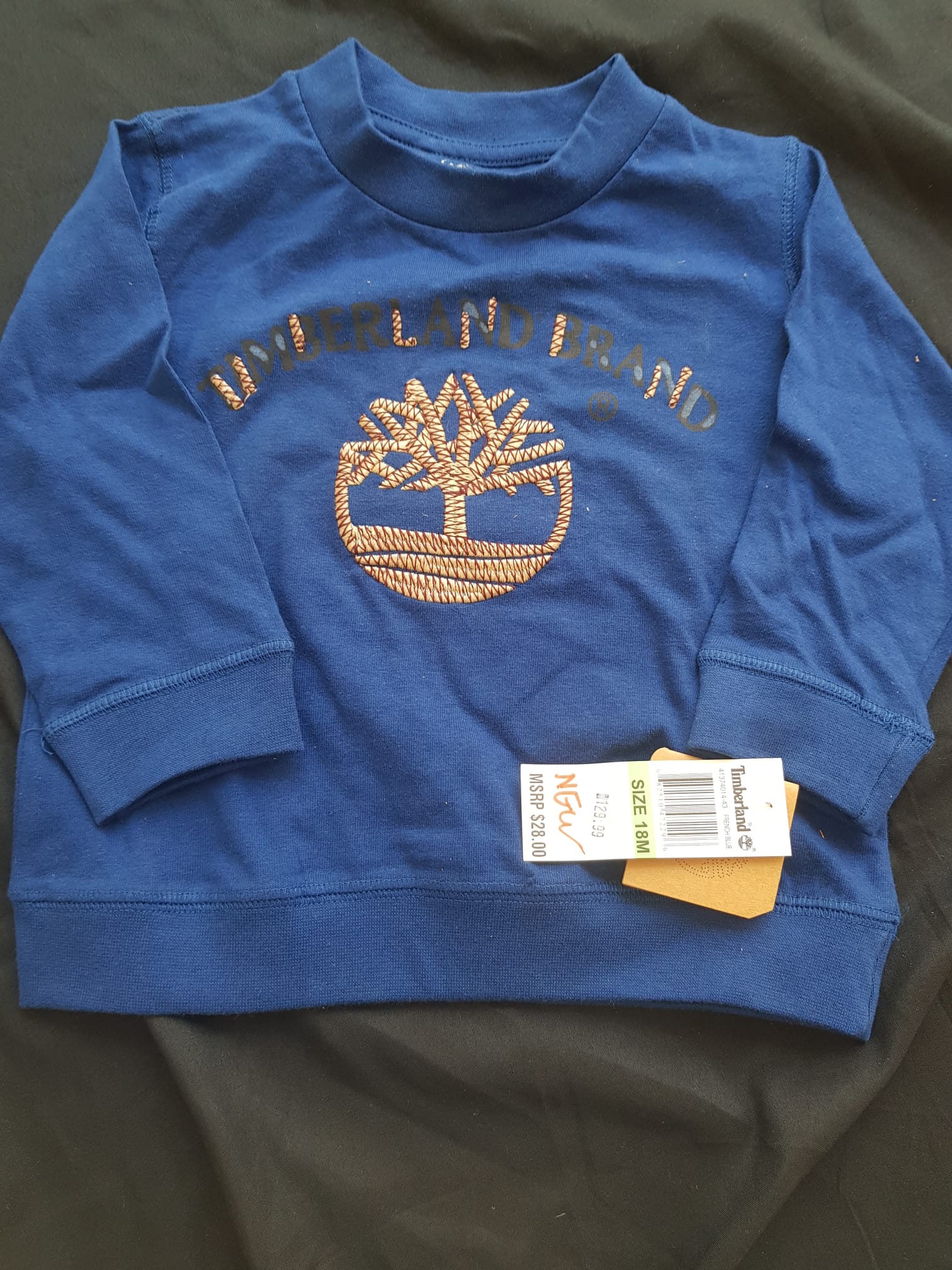 Brand New Timberland childrens Baby T shirt Top - The Jerusalem Market