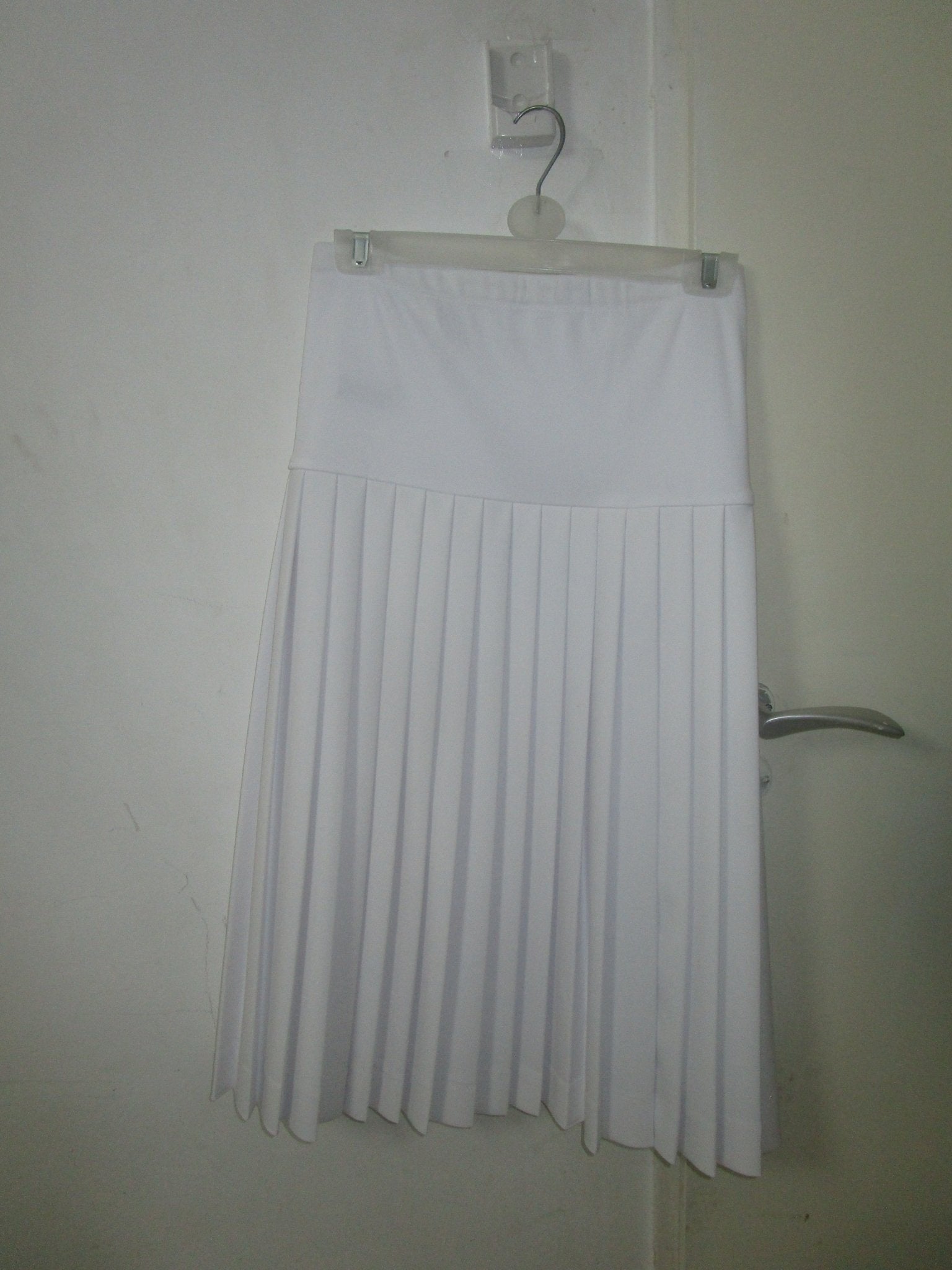 White Pleated Maternity Skirt - The Jerusalem Market