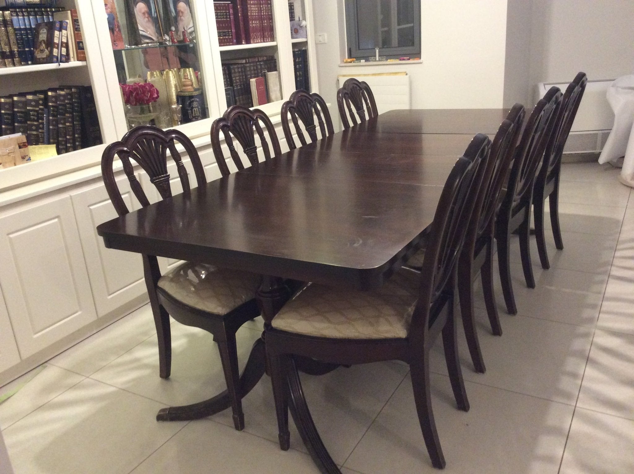 Hepplewhite chairs and dining table - The Jerusalem Market