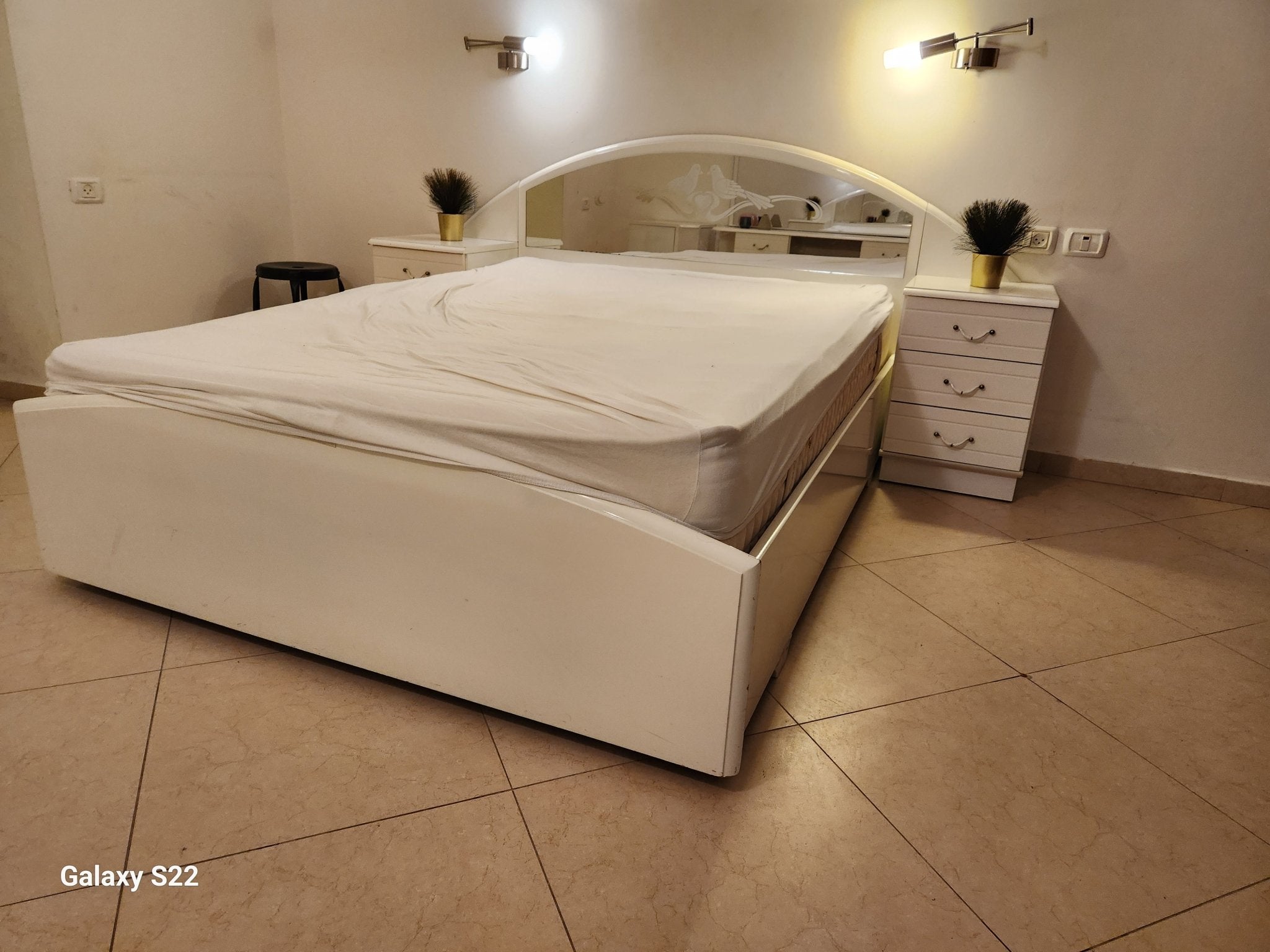 Parents bedroom including dresser and mattress - The Jerusalem Market