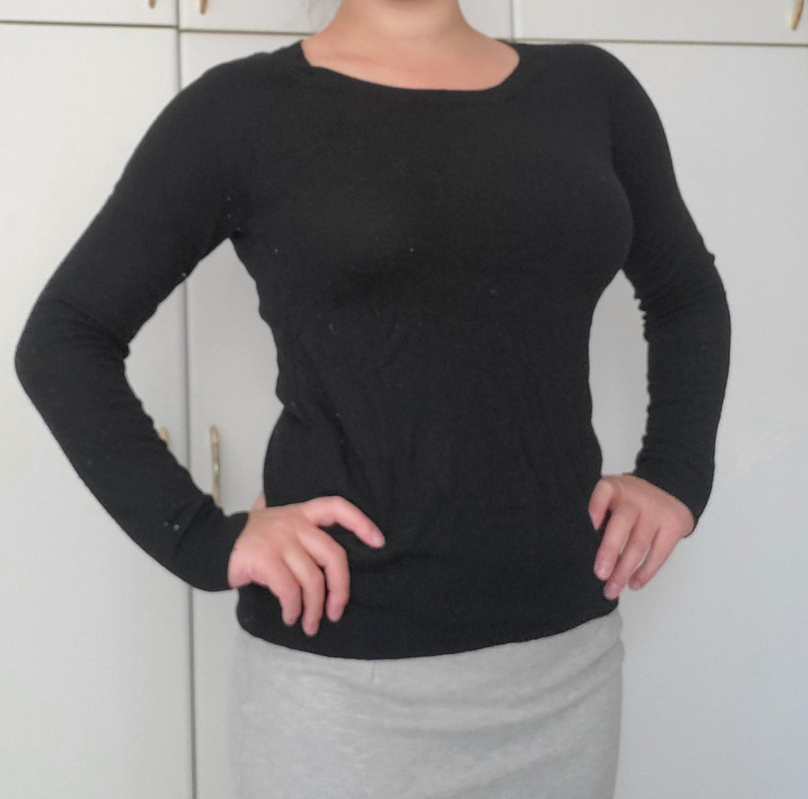 Black Knit Top - The Jerusalem Market