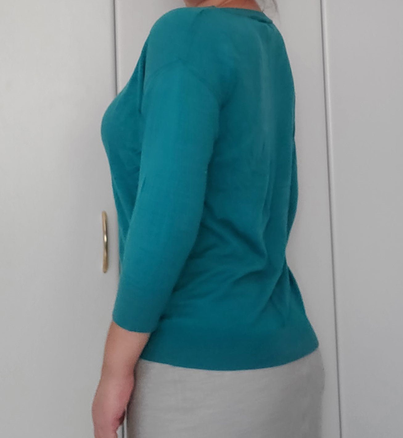 Teal Knit Top - The Jerusalem Market