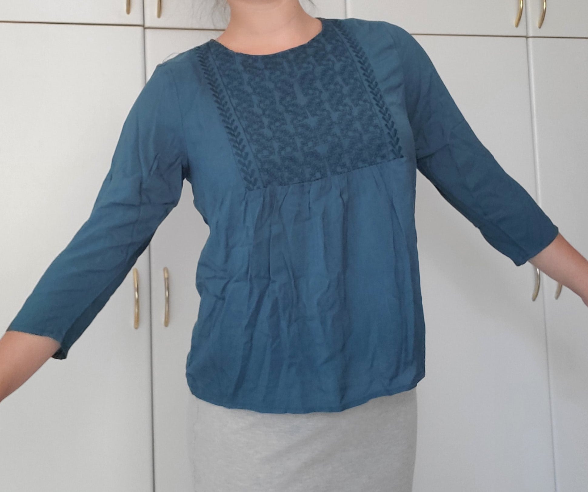 BRAND NEW Turqoise Blouse - The Jerusalem Market