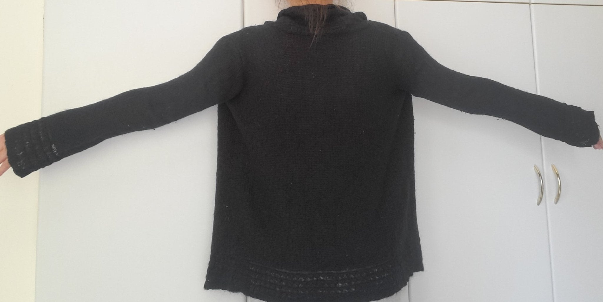 Black Knit Cardigan - The Jerusalem Market