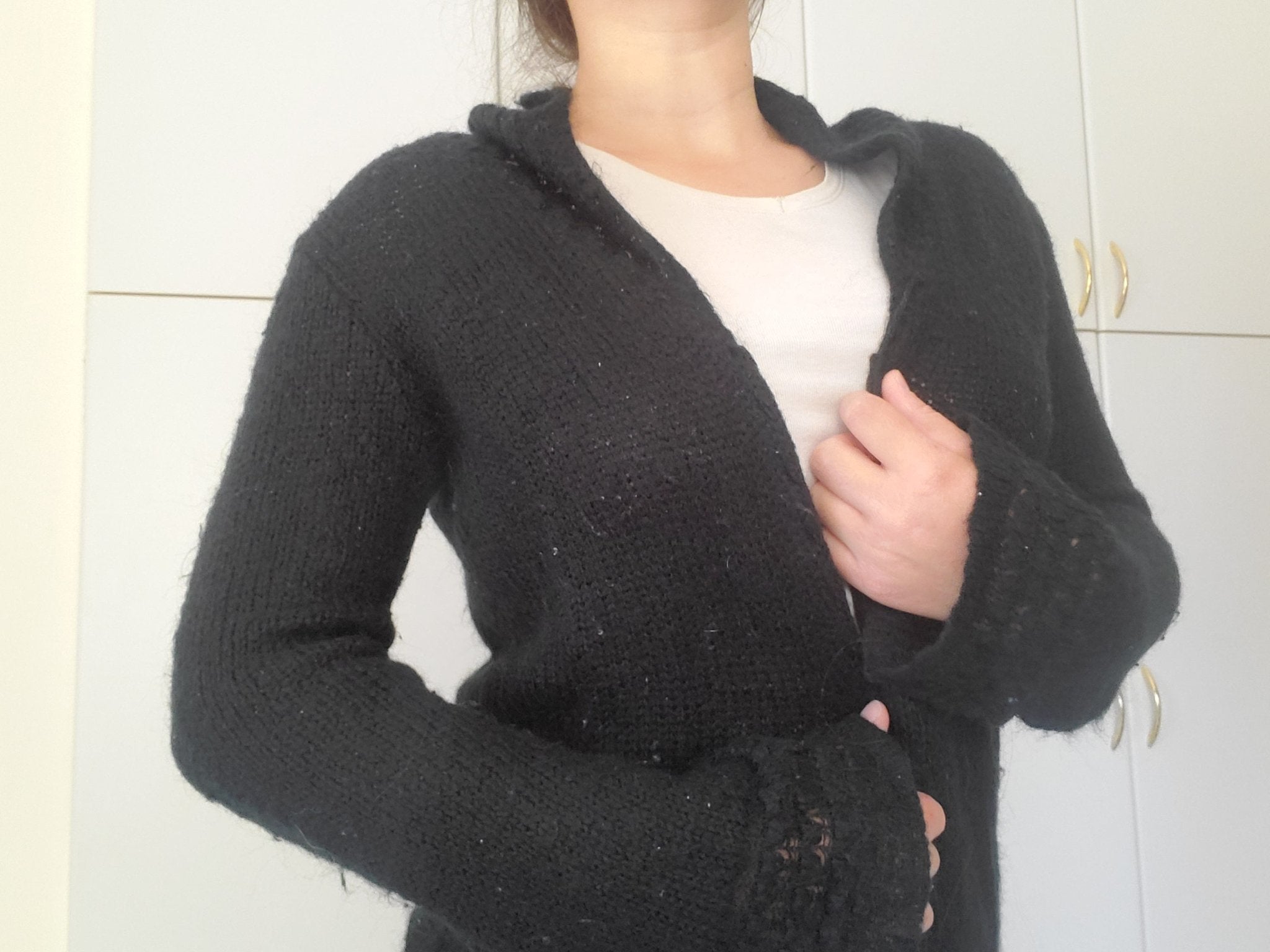 Black Knit Cardigan - The Jerusalem Market