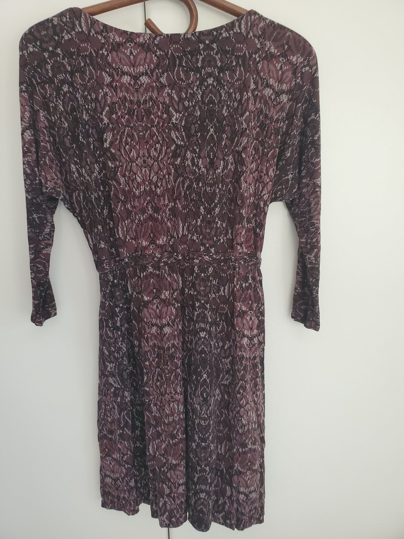 Purple Patterned Dress - The Jerusalem Market
