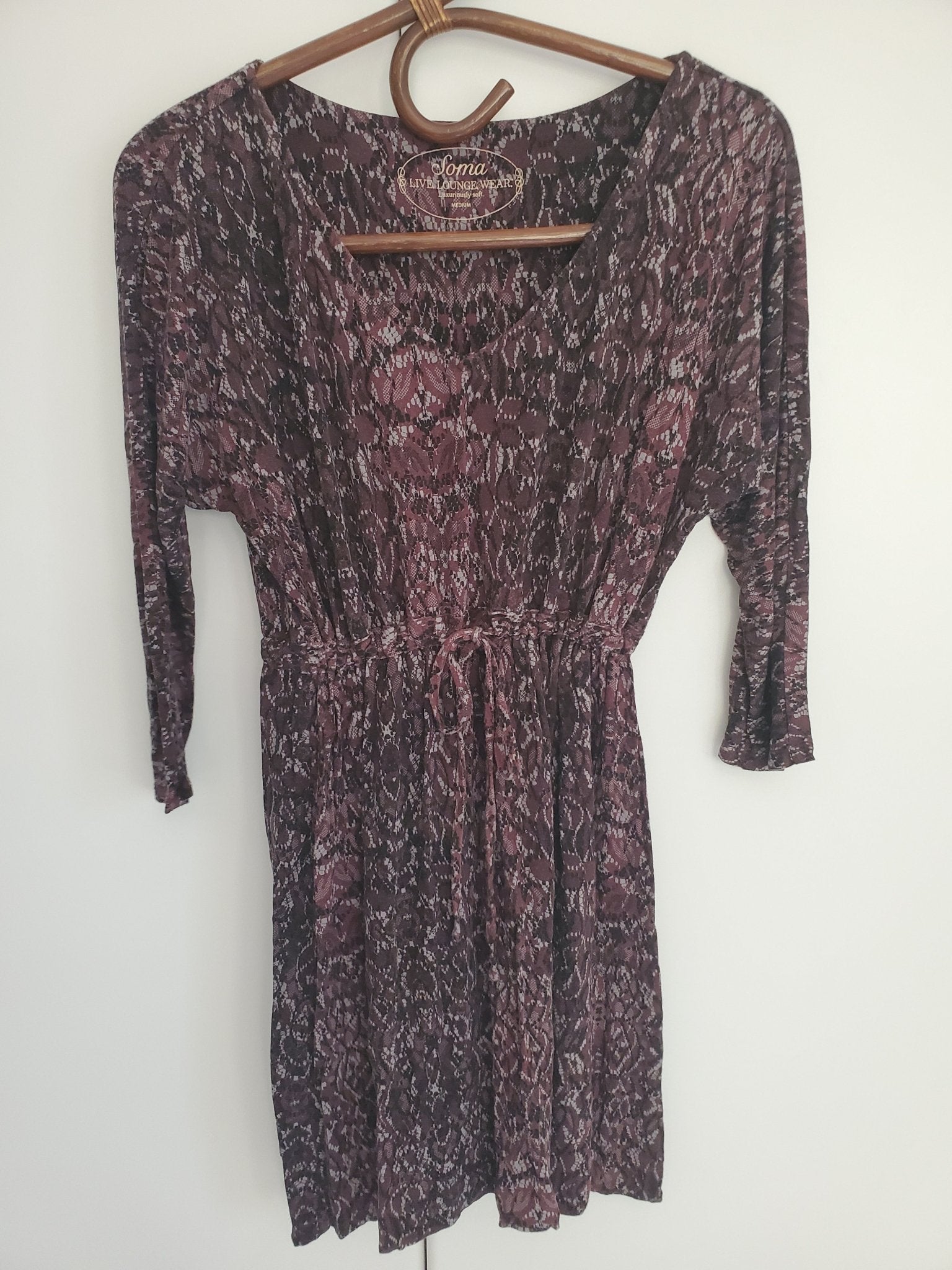 Purple Patterned Dress - The Jerusalem Market
