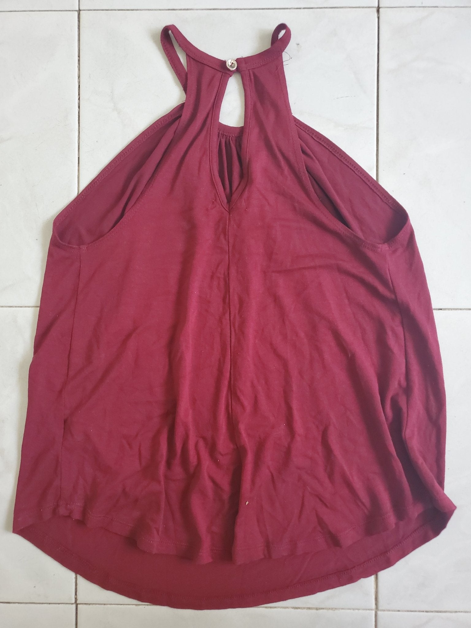 Cranberry Halter Top - The Jerusalem Market