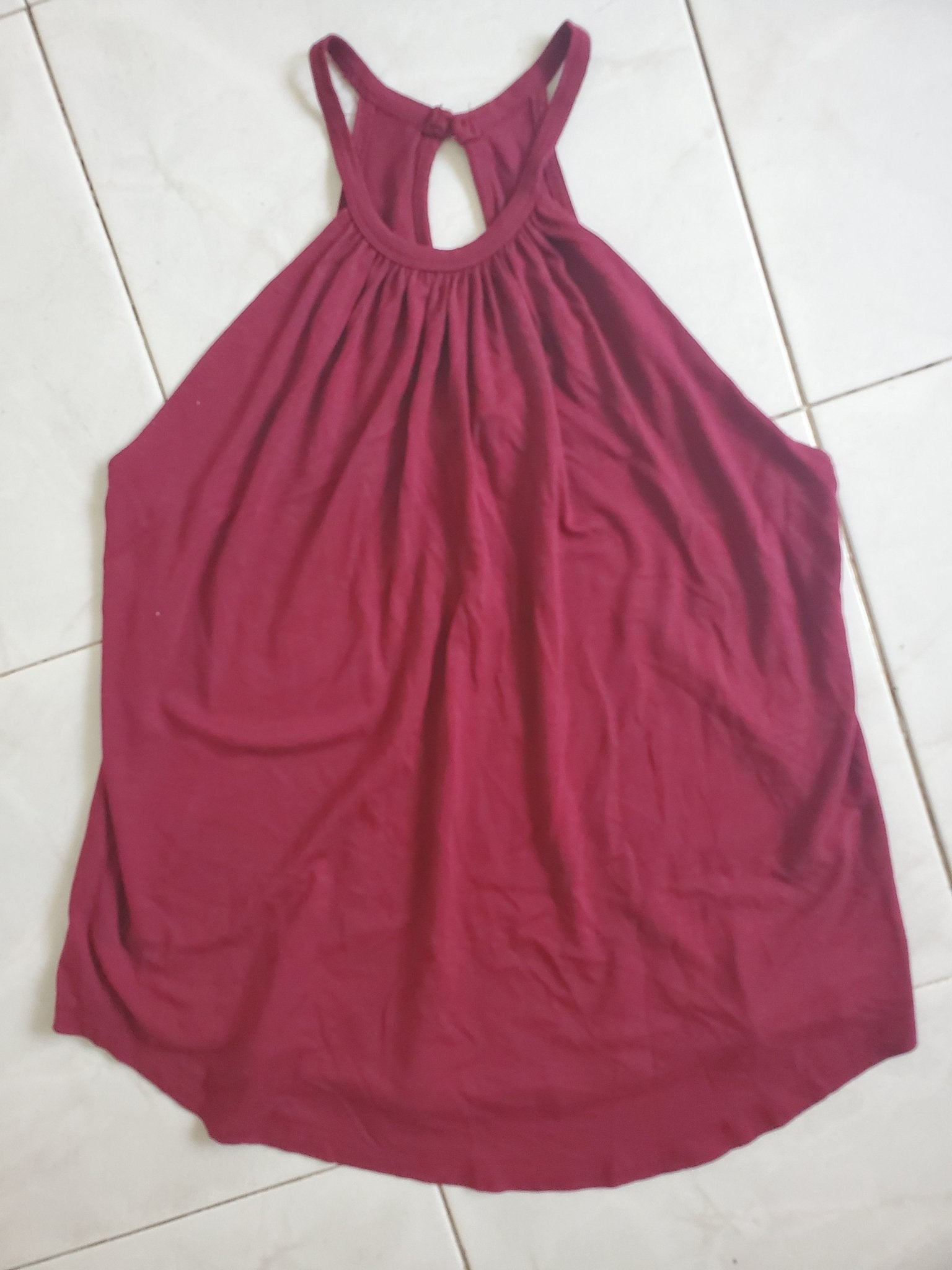 Cranberry Halter Top - The Jerusalem Market