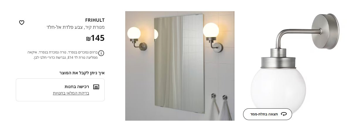 NEW Ikea Lights - The Jerusalem Market