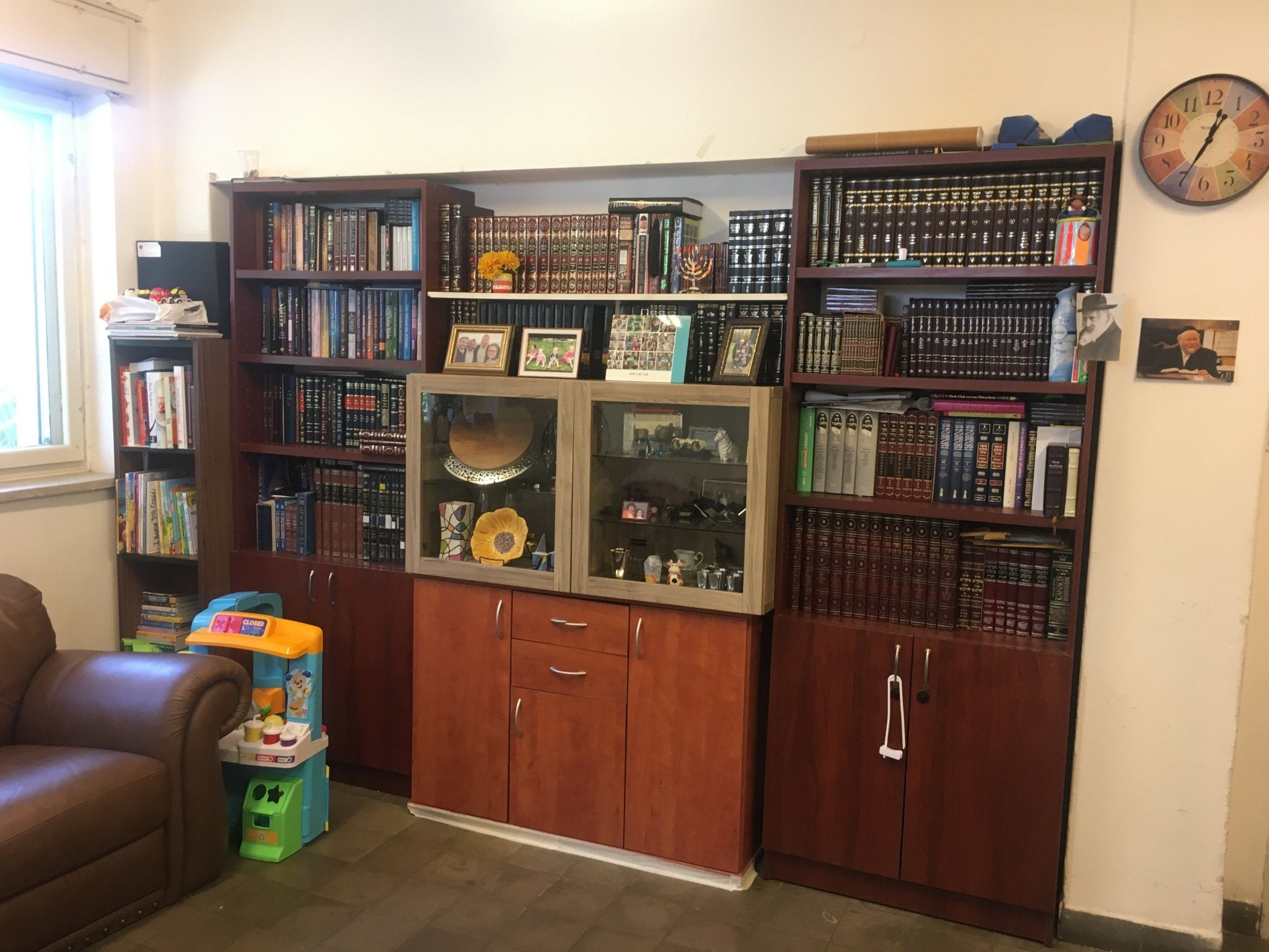 2 Sturdy Dark Brown Bookshelves - The Jerusalem Market
