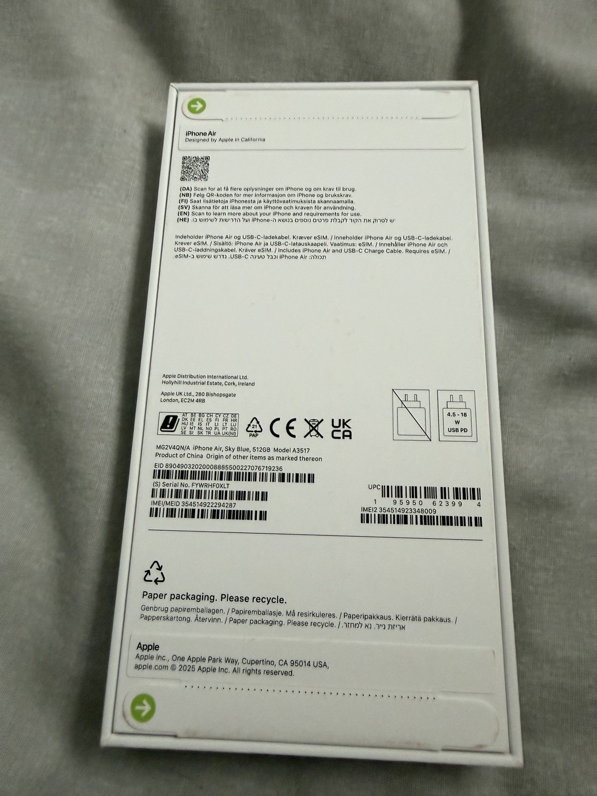 Apple iPhone 17 Air 512GB 12GB RAM - image 3