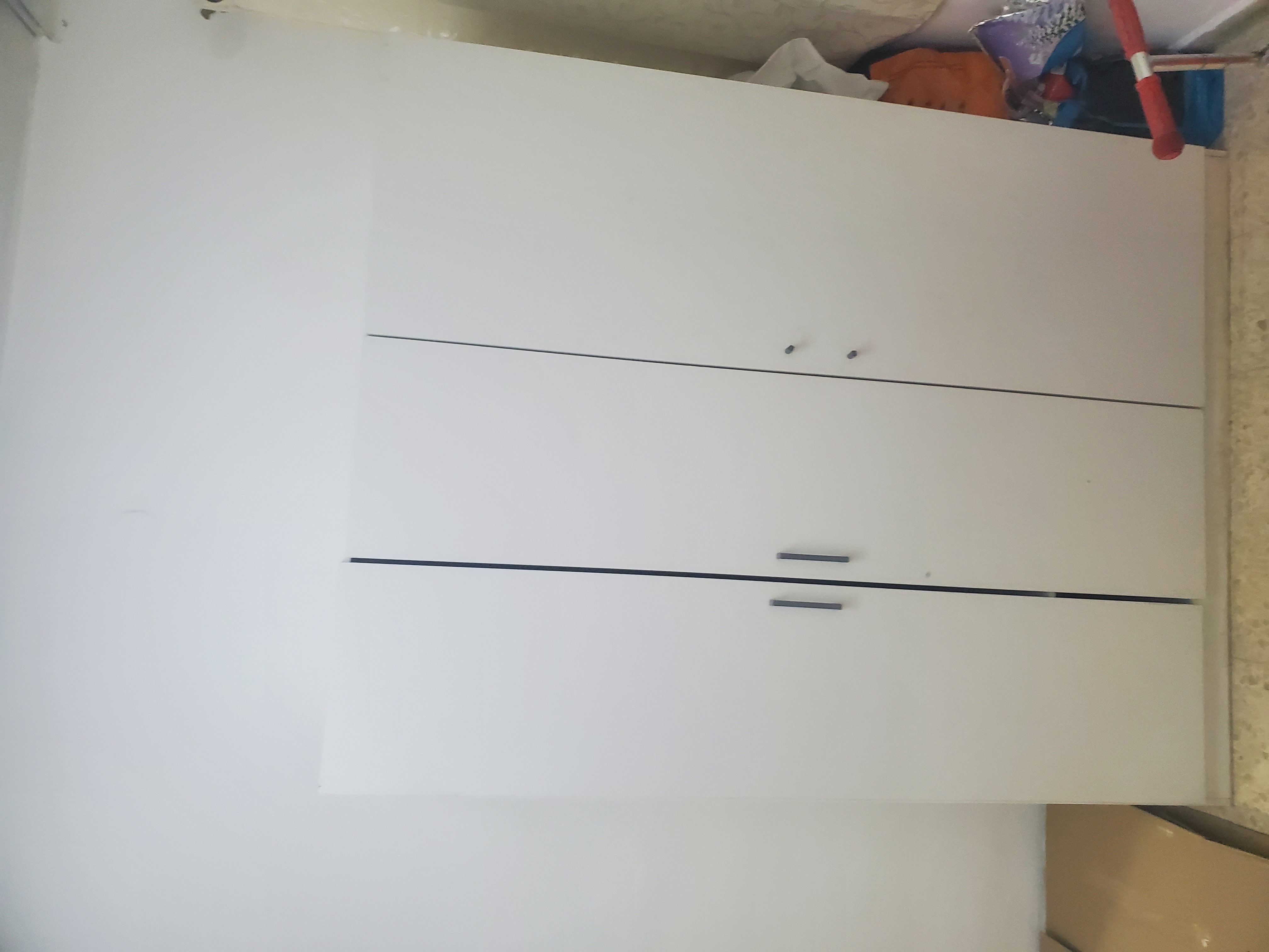 White Wooden Closet