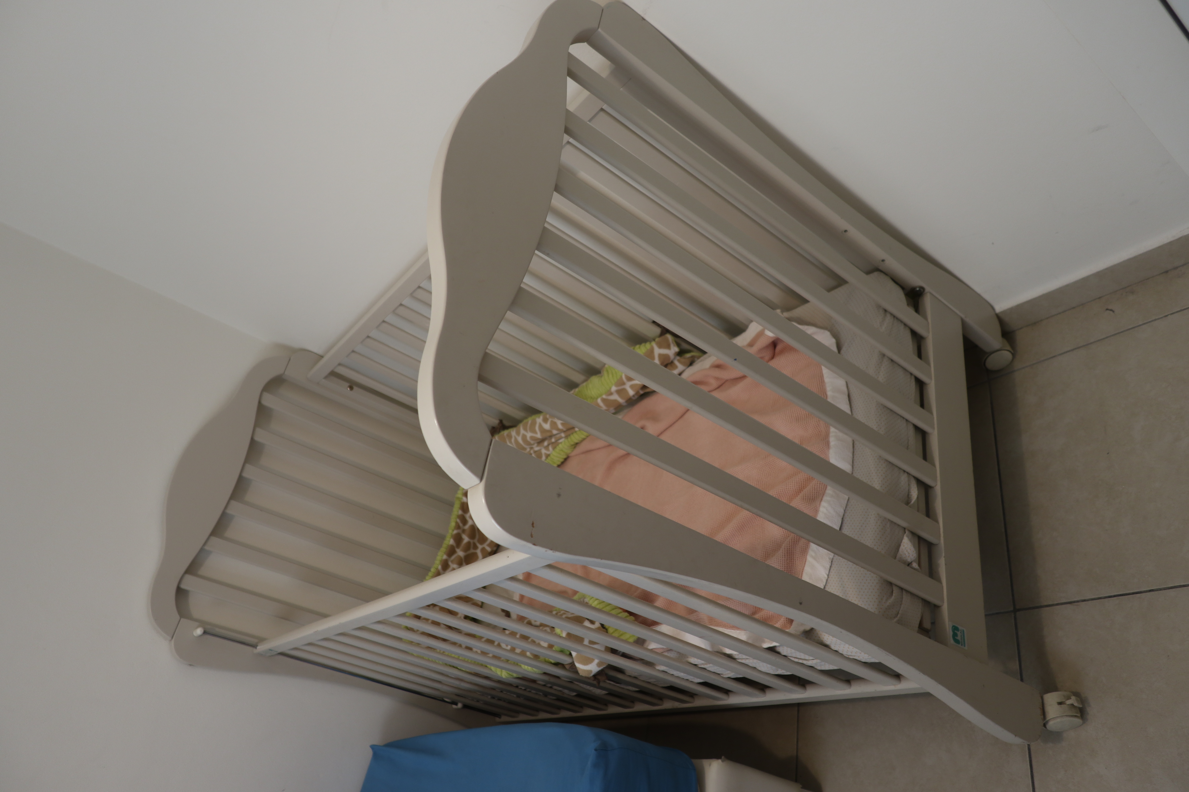 Dresser and crib