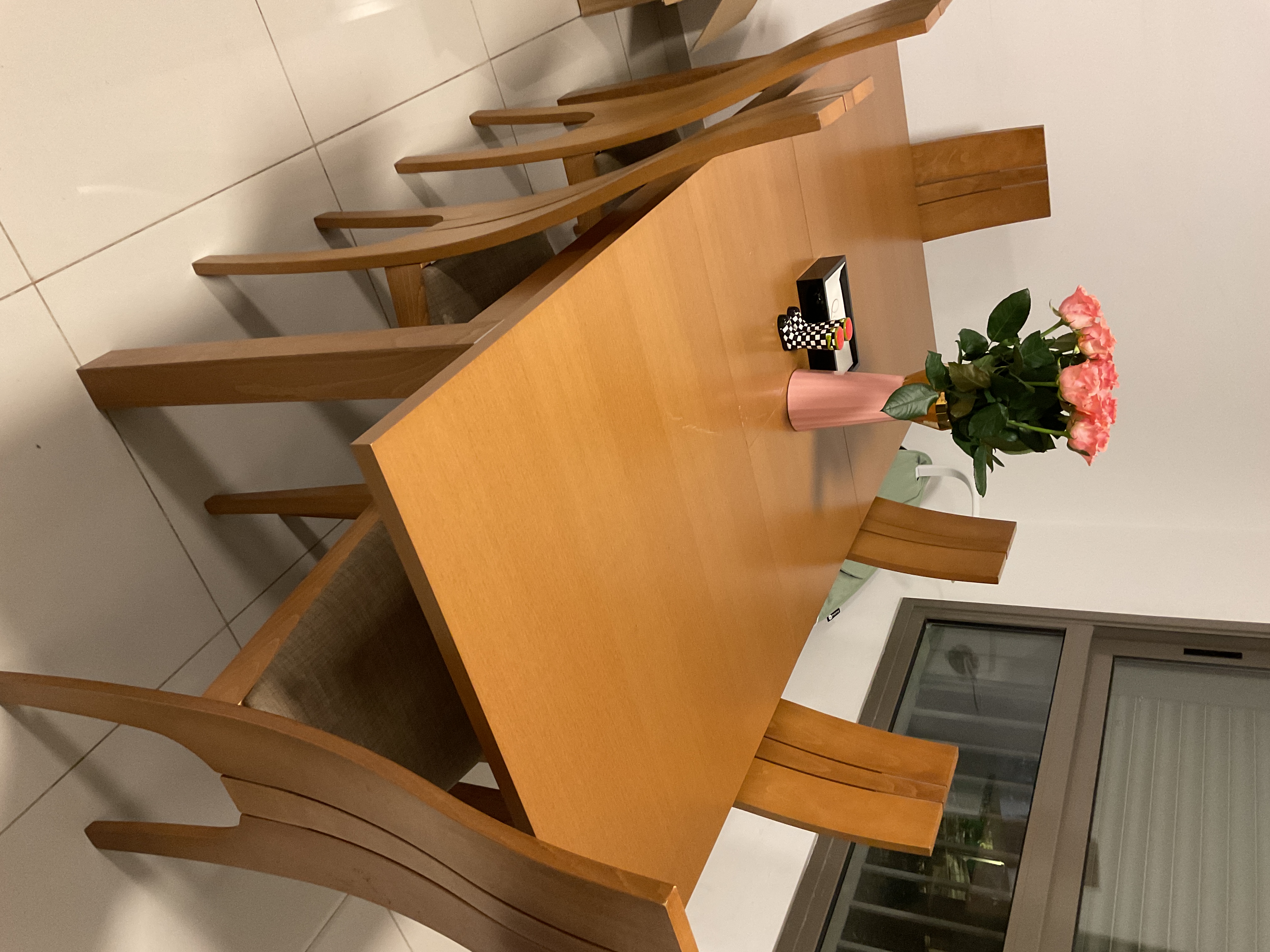 Dining room table and chairs