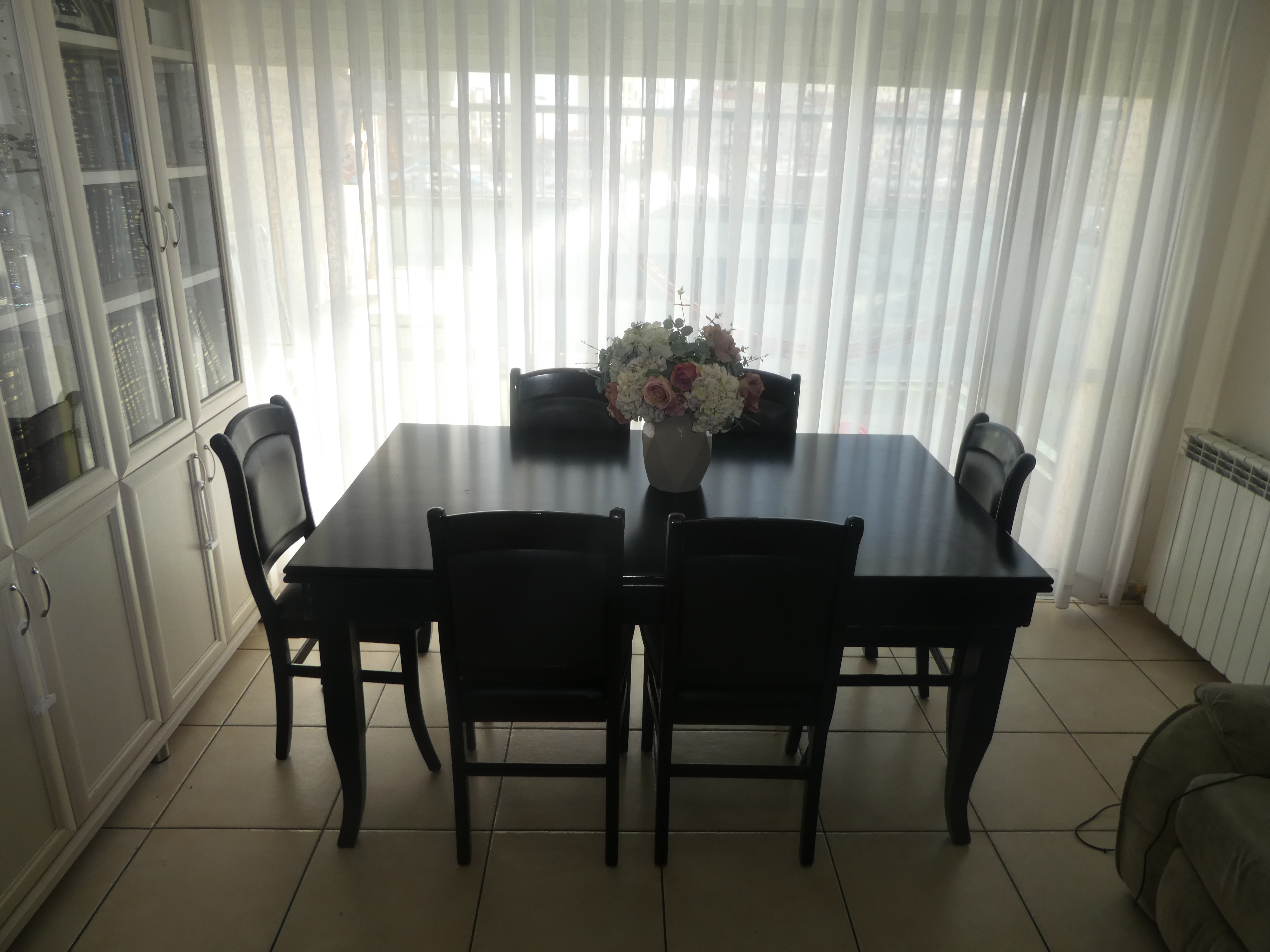 Dining room table and chairs