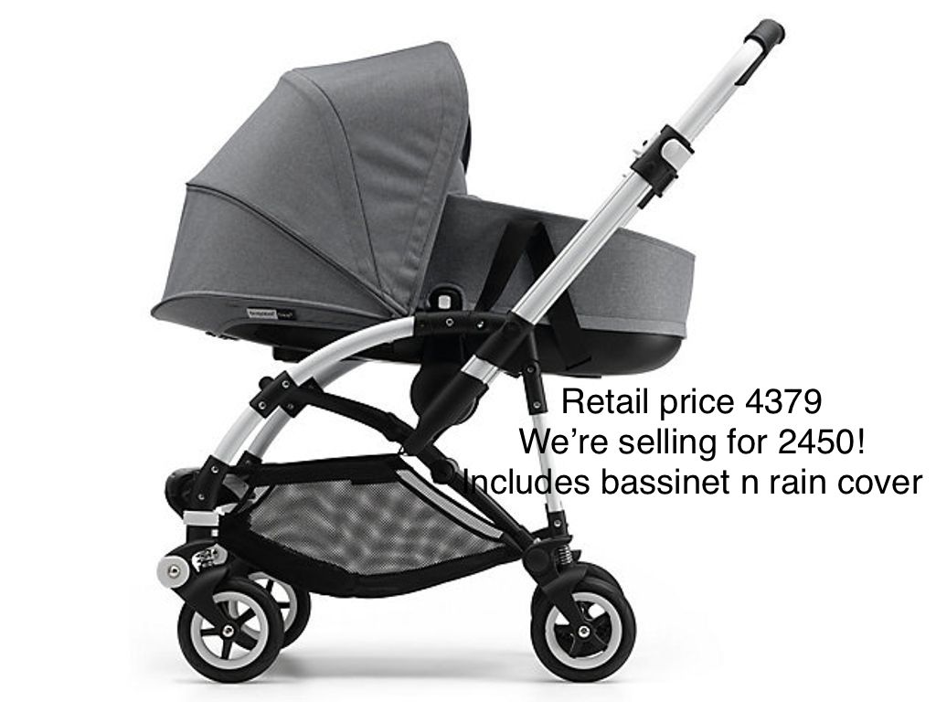 Bugaboo bee 5 grey melange!
