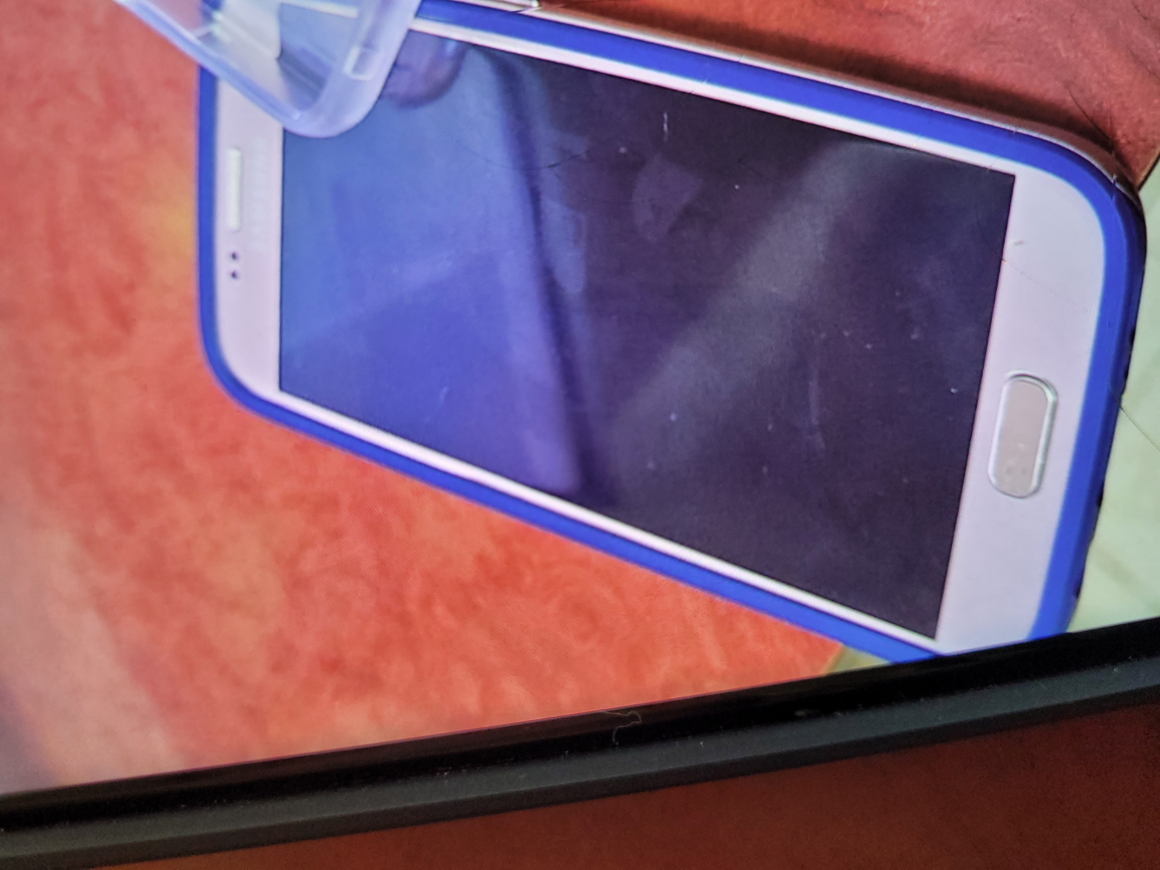 Galaxy S7 phone + case