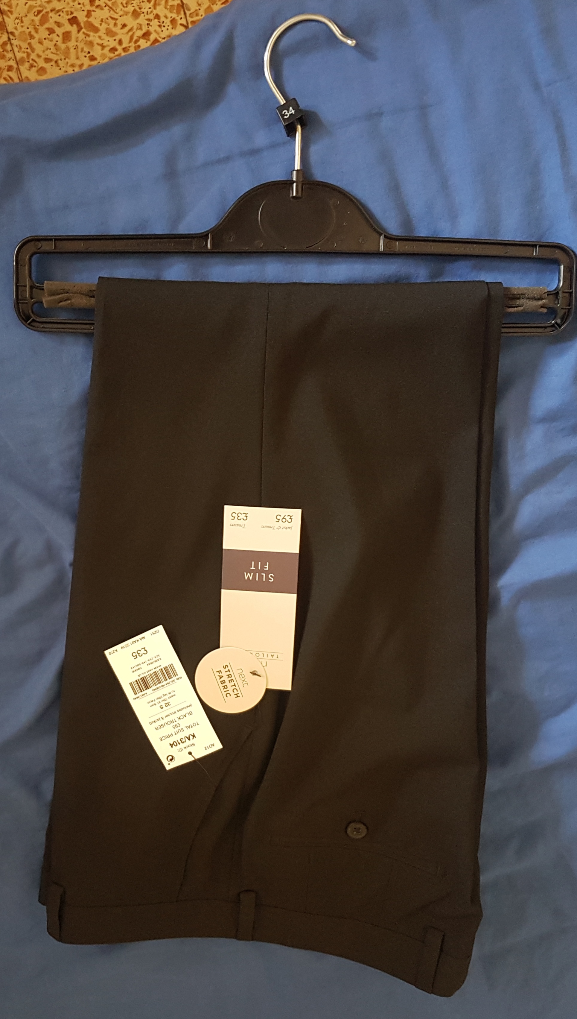 Next Pants 32S Slim Fit