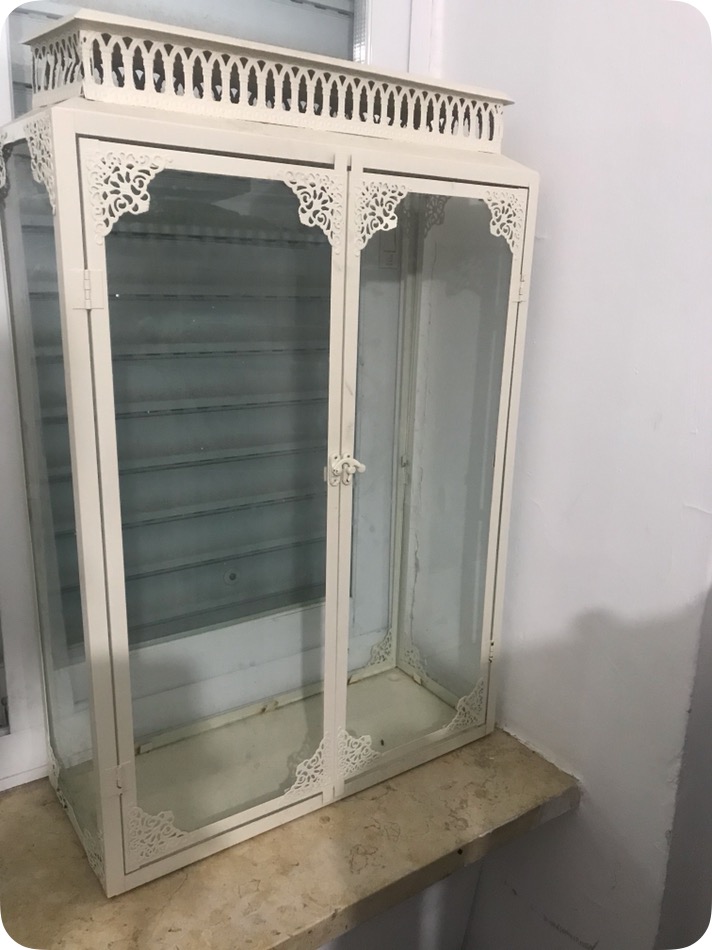 Extra large Glass menorah box