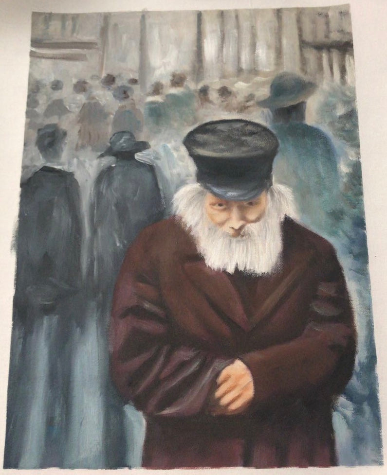 Oil Painting of The Chofetz Chaim