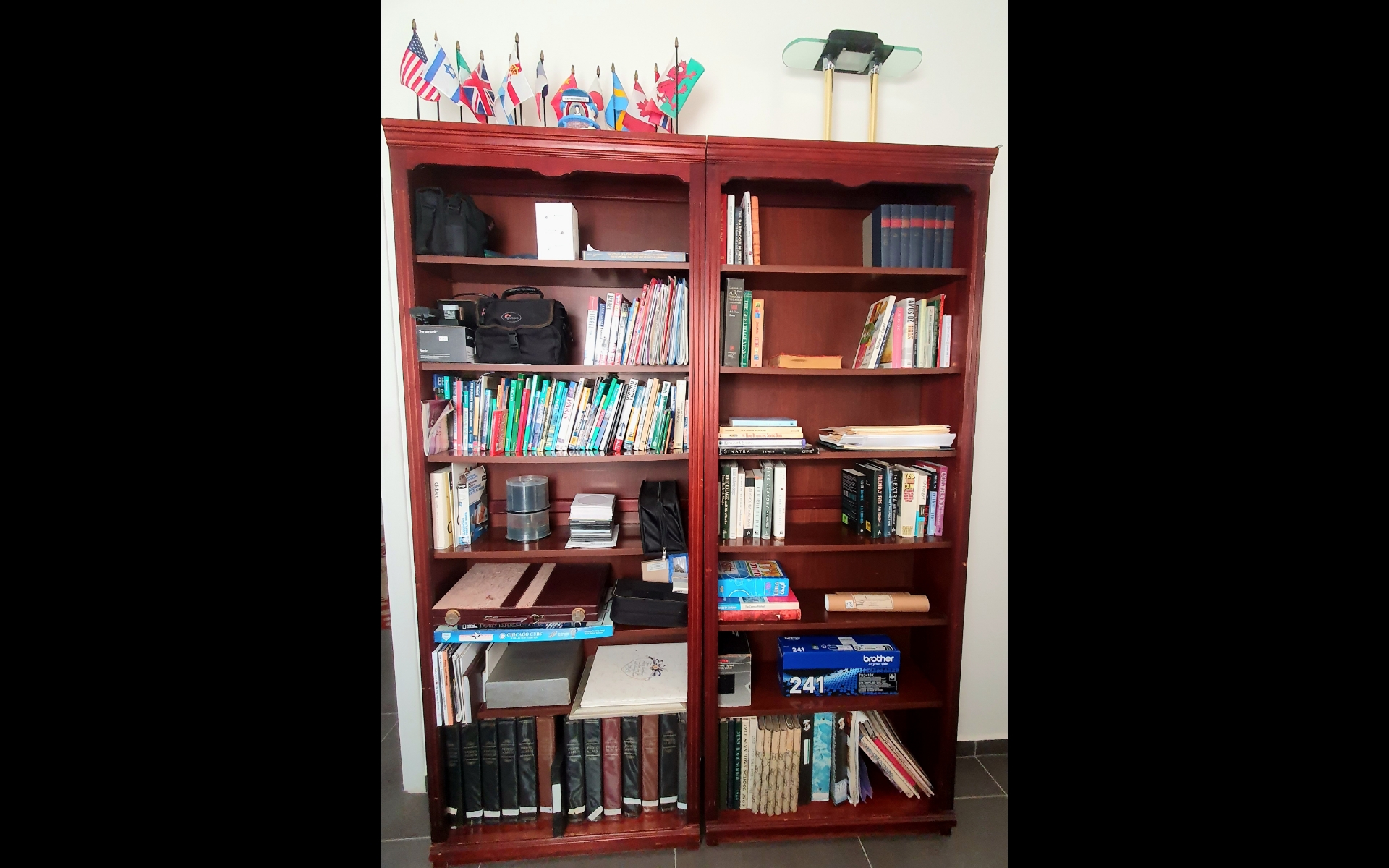 Bookcases and Computer Desk