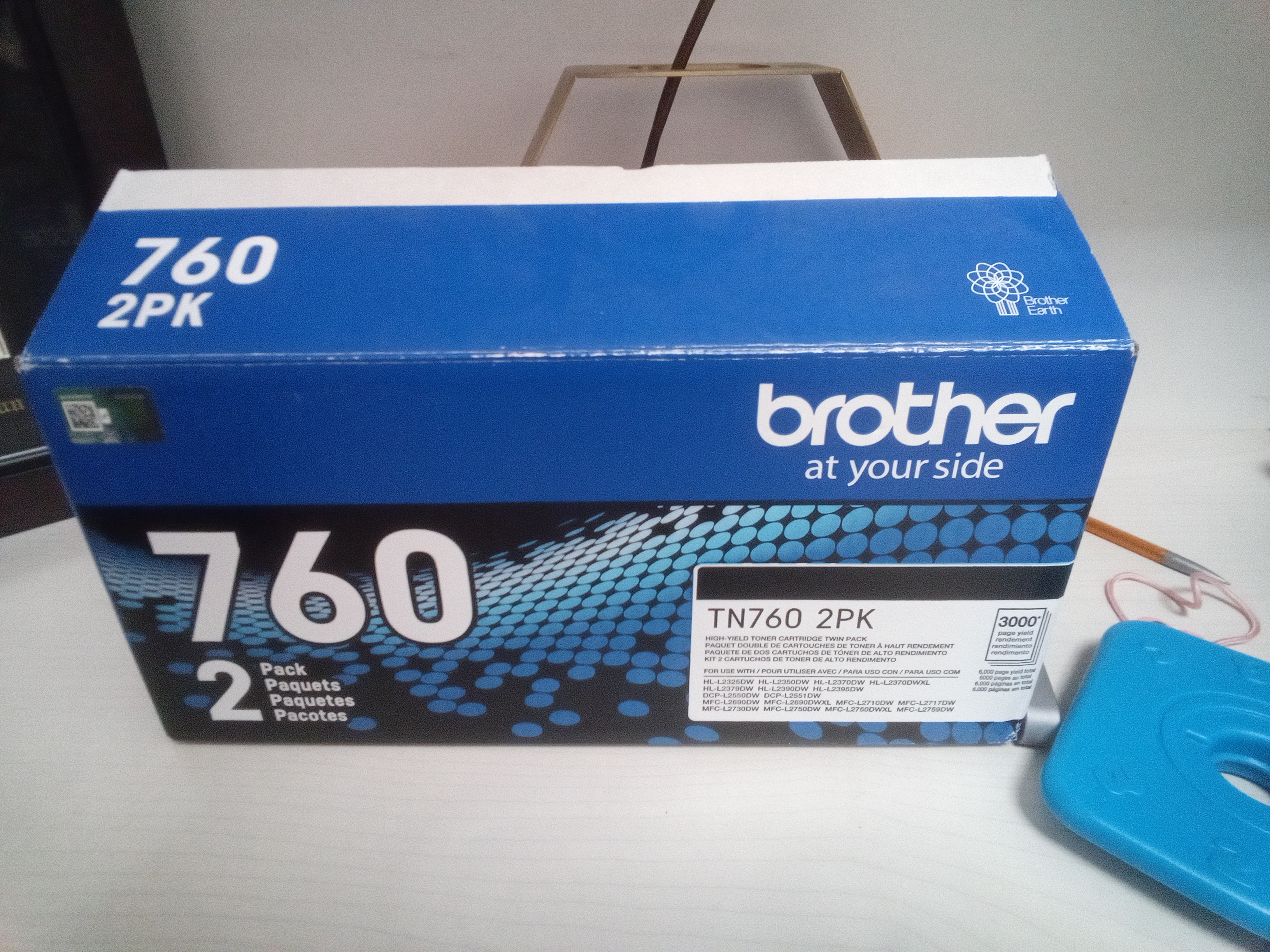 2 Brother ink toners TN 760