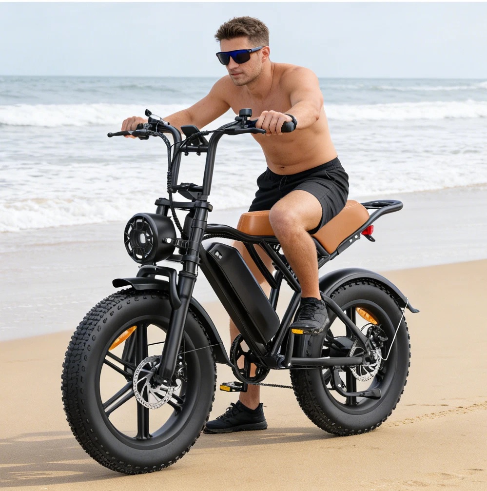 2026 20" E-Bike 250W 48V E-Mountain Bike 45km/h Offroad Moped Electric Motorcycle - image 3
