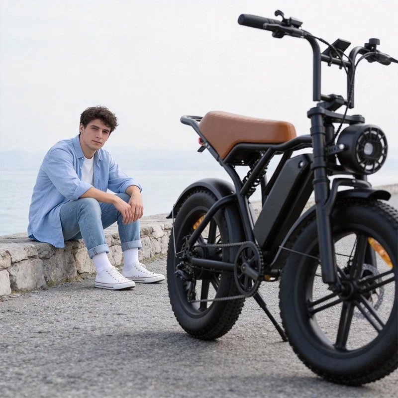 2026 20" E-Bike 250W 48V E-Mountain Bike 45km/h Offroad Moped Electric Motorcycle - image 5