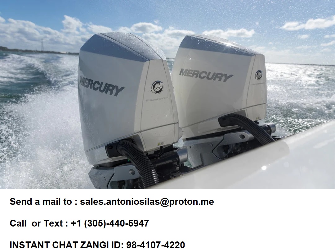 2026 Twin Mercury 600 PK extra langstaart V600 XL V12 Verado White - image 2