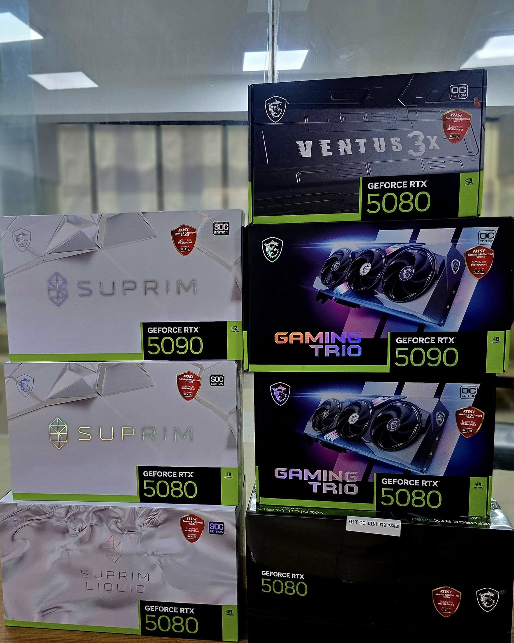 GeForce RTX 5090, RTX 5080, RTX 5070 Ti, RTX 5070, RTX 4090, RTX 4080 Super,  RTX 4080, RTX 4070 Ti Super,  RTX 4070 Ti, - image 3