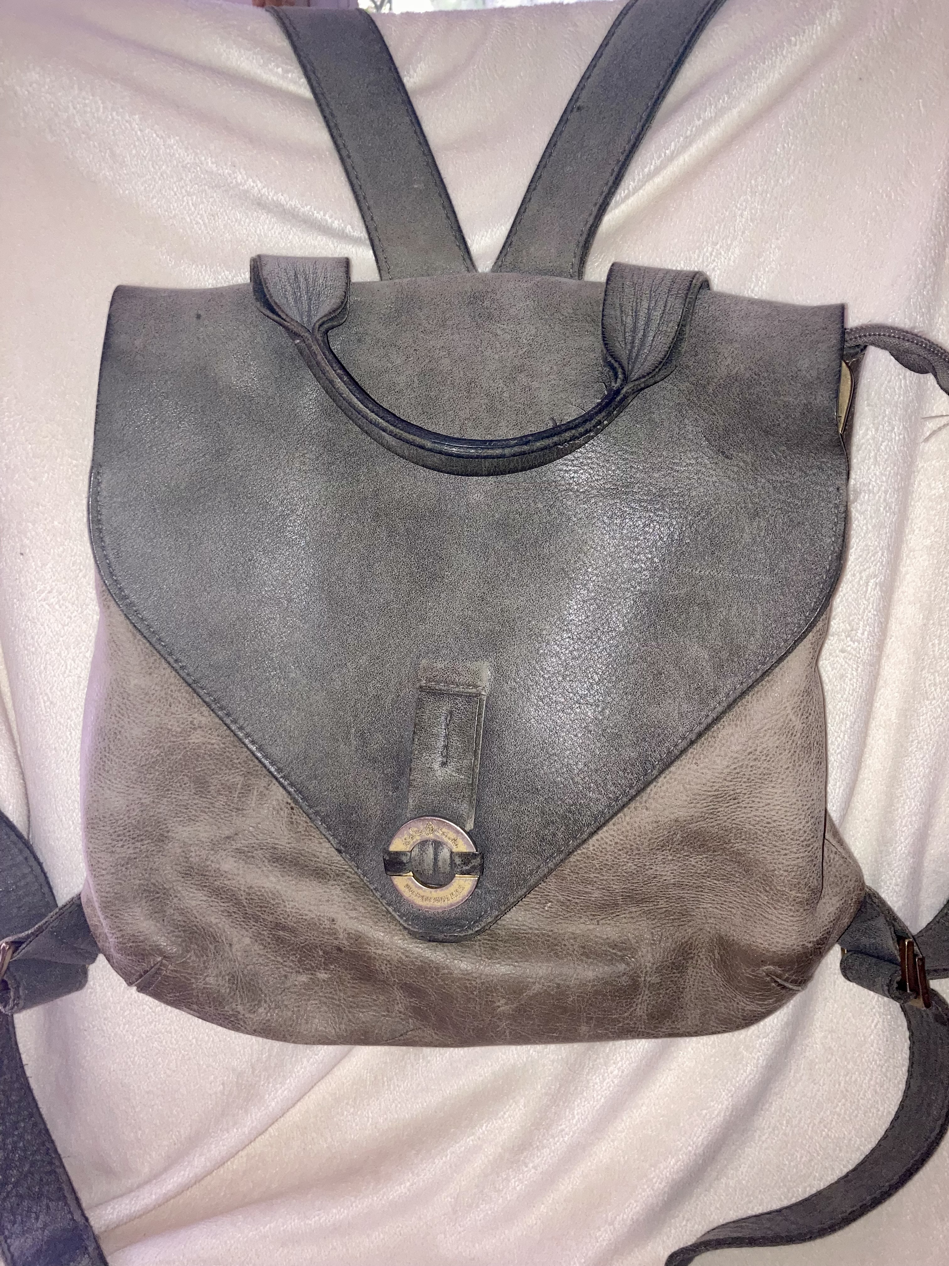 Neta Sade Leather Backpack Bag - image 2