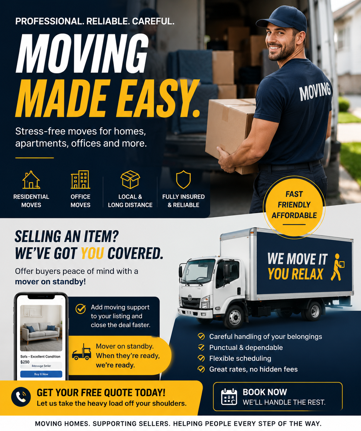 Premium moving service