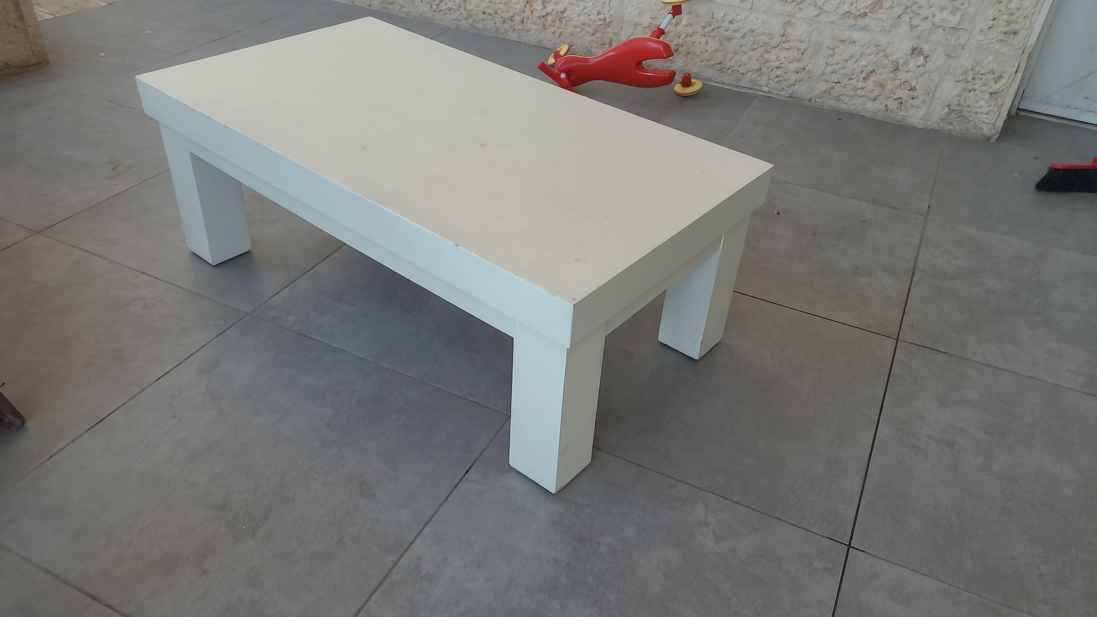 Solid wood coffee table
