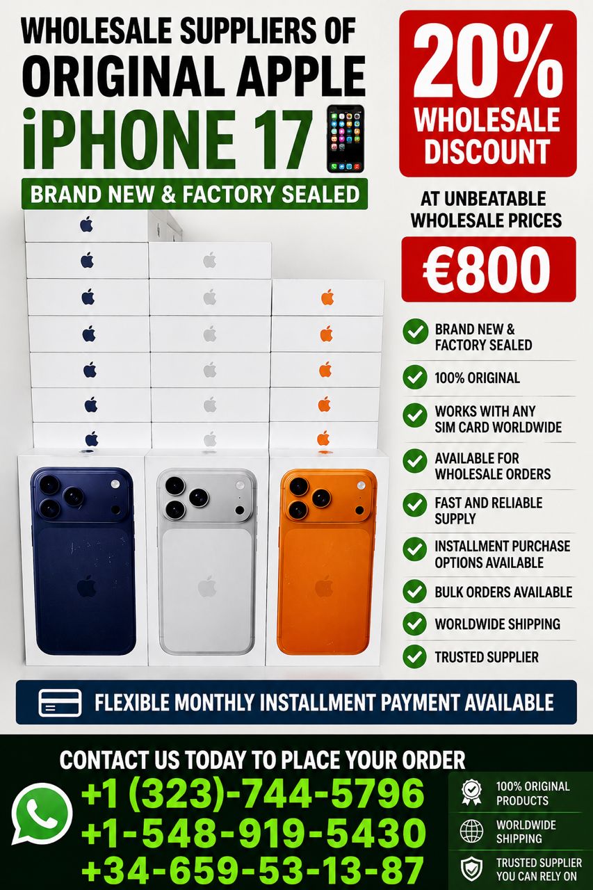Looking for 100% original Apple iPhone 17 devices at unbeatable wholesale prices