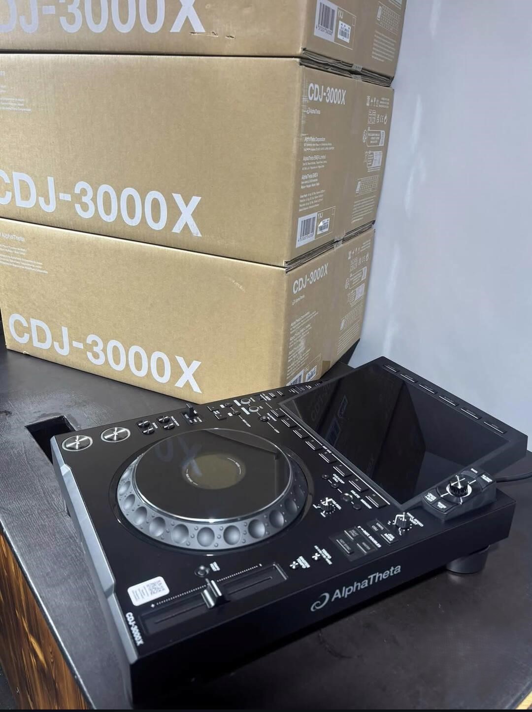 AlphaTheta CDJ-3000X , Pioneer CDJ-3000, Pioneer DJM-A9, AlphaTheta Euphonia