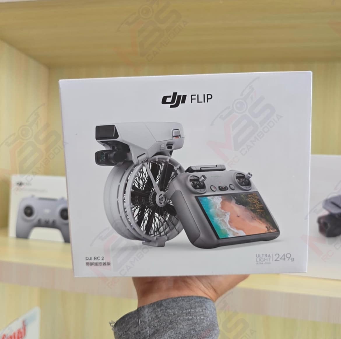 DJI Flip Drone (RC 2 with Fly More Combo)